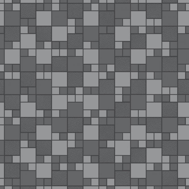 SAMPLE - Tivola Tile Charcoal Wallpaper by Holden Decor 89332