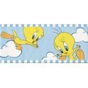 SAMPLE - Tweety Pie Border in Yellow & Blue