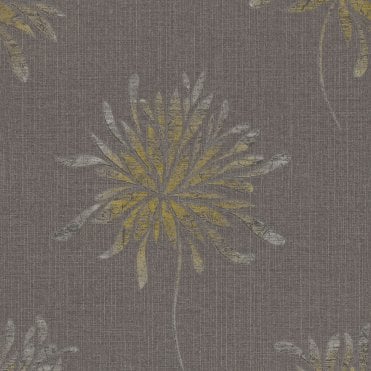 SAMPLE - Urban Living Blossom Grey / Gold Wallpaper from Andy Wand 649024
