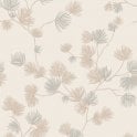 SAMPLE - Valentino Pine Trail Wallpaper Cream by Belgravia Decor GB 1935