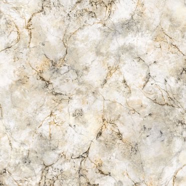 SAMPLE - Verona Marble Gold / Taupe Heavyweight Vinyl Wallpaper by Debona 9121