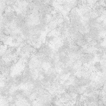 SAMPLE - Verona Marble Silver / White Heavyweight Vinyl Wallpaper by Debona 9122