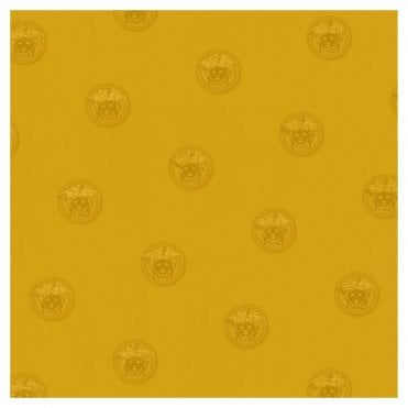 SAMPLE - Versace Home Medusa Royale Gold Luxury 70CM Wallpaper by AS Creation 34862-4