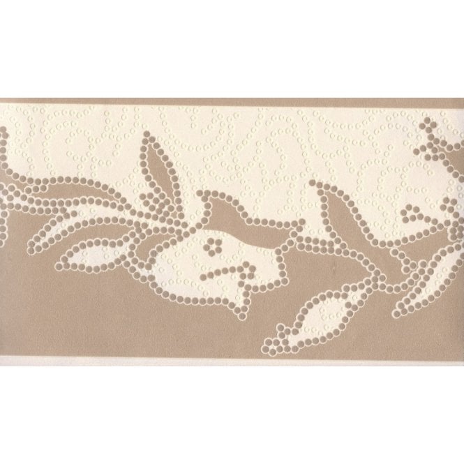 Schoner Wohnen Leaf Trail Beige Border by AS Creation 1142-28