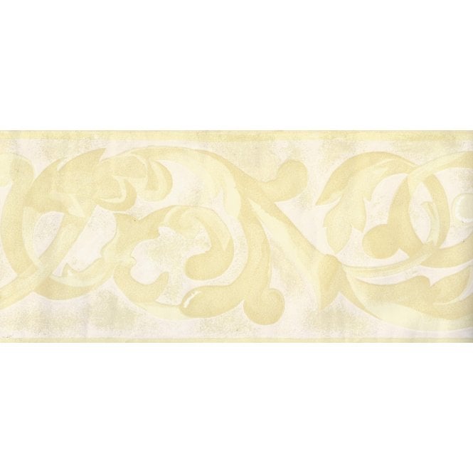 Scroll Yellow Border by Crown 21560