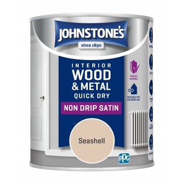 Seashell Quick Dry Satin - Johnstones Interior Wood & Metal Paint