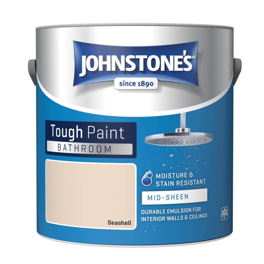 Seashell Bathroom Mid Sheen Emulsion | Johnstone's Paint