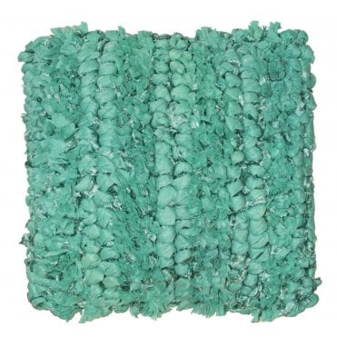 CIMC CUSHIONS | Shaggy Plait Textured In Aqua  | CU534-AQ