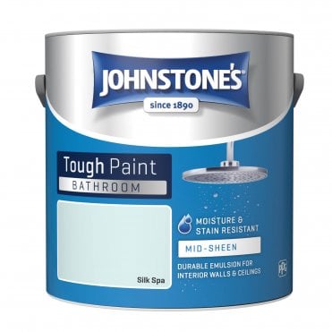 Silk Spa Soft Sheen Emulsion - Johnstones Bathroom Mid Sheen Wall and Ceiling Paint