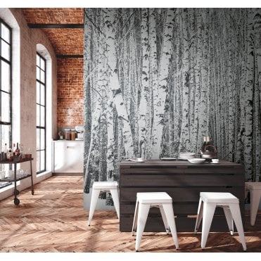 AS Creation Room | Silver Birch Mural | Metropolitan Stories The Wall | 382591