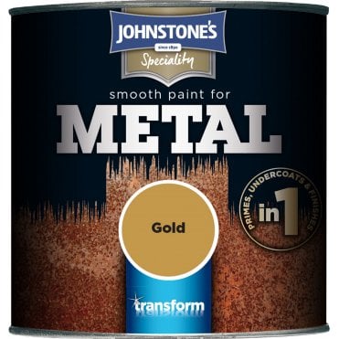 Smooth Paint For Metal Gold - Johnstone's Speciality Paint