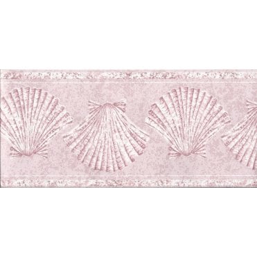 Somalia Shell Pink 10 Metre Border by Coloroll 324348
