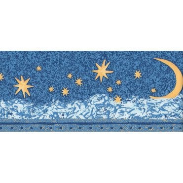 Stars & Moons Glow In The Dark Textured Border 9116-12