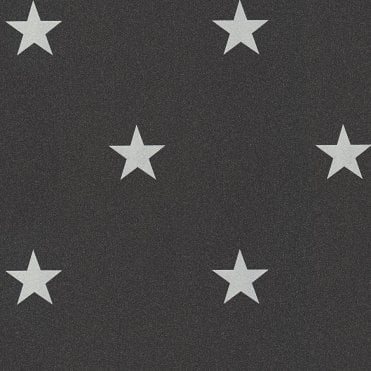 AS Creation | Stars Glitter Wallpaper White / Black | 35991-4