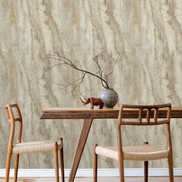 Stone Facade Wallpaper Neutral by Grandeco Life A81702