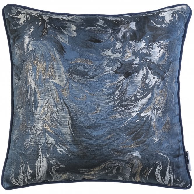 Symphony Navy 50cm Square Cushion from Malini
