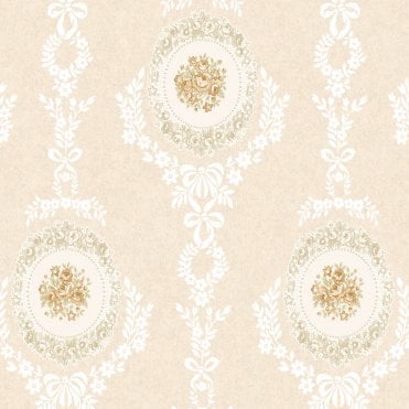Eden Hall Wallpaper | Tabitha Cameo Gold | 98783 Holden Decor