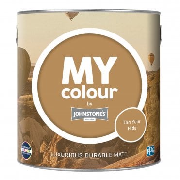 MY Colour | Tan Your Hide Durable Matt Emulstion Paint 2.5L Can | Johnstone's Paint from PPG