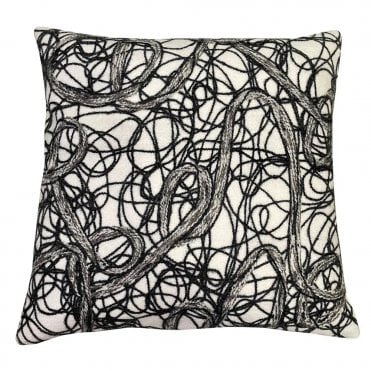 Toledo Mono Stitch 43cm Square Cushion from Malini