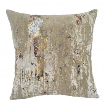 Torcello Gold 43cm Square Cushion from Malini