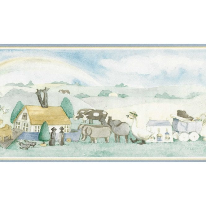 Toy Parade Nursery Wallpaper Border by Fine Decor BD1016