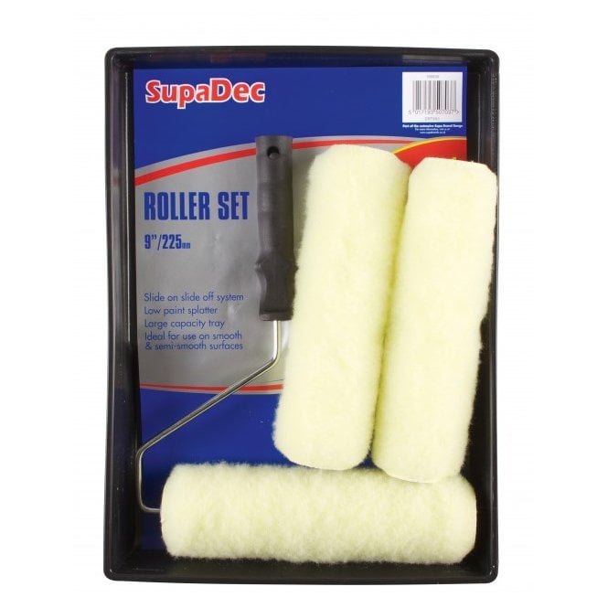 Trio Simulated Sheepskin 9 Inch Roller Set
