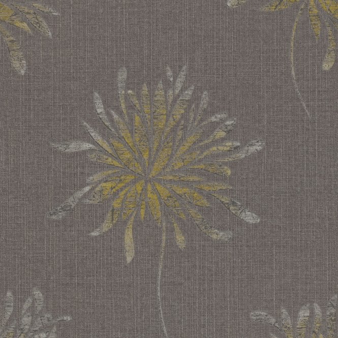 Urban Living Blossom Grey / Gold Wallpaper from Andy Wand 649024