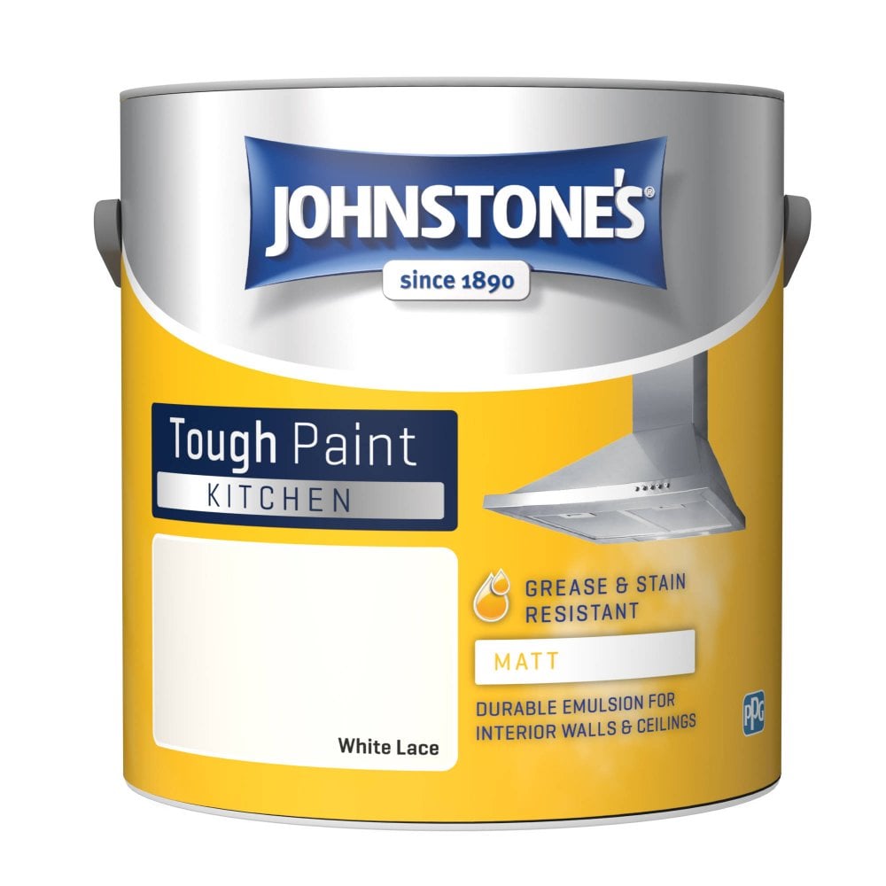 White Lace Kitchen Matt Emulsion | Johnstone's Paint